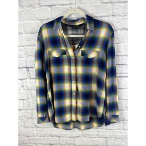 Pendleton + Gap Flannel Plaid Grunge Casual Buttondown Shirt Size Medium